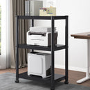 Axyaa Vertical Printer Stand Rack with Removable Shelf and Cabinet