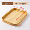 Axyaa Bamboo Cotton Tray: Portable Tea Set for Home, Hotel and Restaurant