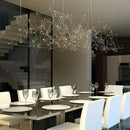 Axyaa Stainless Steel Chandelier for Luxury Dining Experience