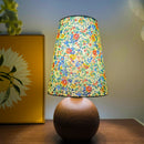 Italian Designer Floral Table Lamp | Nordic Style | Wood Texture Ceramic Base | Bedroom Night Light