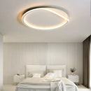 Axyaa Modern Ceiling Lights - Circular Warm LED Bedroom Fixtures