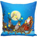Axyaa Christmas Santa Claus Tree Pillow Case 45x45cm