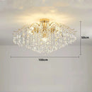 Luxury Crystal Ceiling Chandelier by Axyaa - Elegant Home Decor Lighting