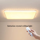 Axyaa LED Crystal Ceiling Light Remote Control for Living Room Bedroom Study Home Décor