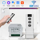 Axyaa Smart WiFi Curtain Switch for Roller Blinds, Alexa Google Assistant Compatible