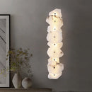 Axyaa Marble Wall Lamp: Modern Light Luxury for Bedroom, TV Background, Aisle & Corridor.
