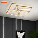 Axyaa LED Square Ceiling Light: Modern Nordic Fixture for Living Room, Bedroom, Dining, Study