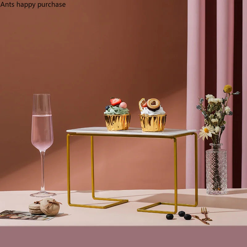 Axya Ceramic Plate Cake Stand Dessert Display Frame
