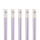 Axyaa Colorful Hearts Chopsticks Set - Non-Slip Reusable Japanese Sushi Kitchen Tools
