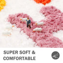 Microfiber Cute Kids Bathroom Rugs by Axyaa: Non-Slip Water Absorbent Funny Bath Mat