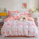 Axyaa Strawberry Bedding Set - Soft Queen/King Size Comforter Set