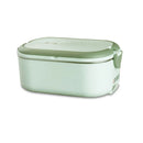Axyaa Electric Heated Lunch Box Portable Stainless Steel Food Warmer Container