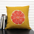 Axyaa Cactus Pineapple Pattern Cushion Cover 45x45 Linen Pillowcase