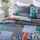 Axyaa Bohemian Paisley Patchwork Quilt Set Bedding