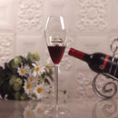 Axyaa 3D Clear Diamond Glass: Red Wine Glass Cup, Champagne Flute Goblet - Home Gift