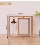 Axyaa Rotating Wooden Photo Frames for Personalized Couples Gifts