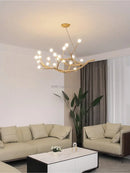 Axyaa Glass Bubble Resin Pendant Light Chandelier LED Lamps