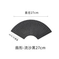Axyaa Ceramic Sushi Platter Set, Striped & Irregular-Shaped Plates for Stylish Dining