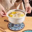 Axyaa Non-slip Enamel Casserole Mat for Heat Insulation and High Temperatures
