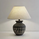 Axyaa Ceramic Table Lamp Japanese Nordic Style Bedroom Decor Resin Desk Light