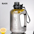 Axyaa 2L Water Bottle with Straw Lid: BPA-Free Sports Gym Kettle for Camping and Travel