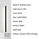 Axyaa Stainless Steel Smart Triac Dimming Wall Light IP67 Waterproof Sconce