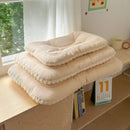 Axyaa Cotton-Bean Velvet Low Pillows for Parent & Child, Various Sizes
