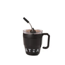 Axyaa Stainless Steel Double Layer Mug with Straw Lid - 480ml