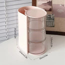 Axyaa Makeup Cushion Organizer with Rotating Beauty Egg Storage