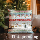 Snowman Pattern Pillowcases for Sofa Bedroom Car by Axyaa