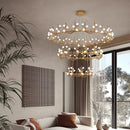 Axyaa Modern Light Luxury LED Chandelier for Living Room Décor