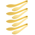 Axyaa Pink Silicone Food Tongs: Non-slip, Food-grade for BBQ, Salad, Grill