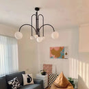 Axyaa Copper Magic Bean Pendant Light: Modern Designer Chandelier for Various Spaces