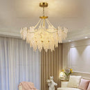 Axyaa French Cream Wind Crystal Chandelier: Vintage Elegance for Your Home