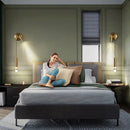 Axyaa Nordic LED Wall Lamp for Adjustable Indoor Lighting and Home Decor
