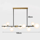 Axyaa Modern LED Chandeliers Pendant Light for Living and Dining Room