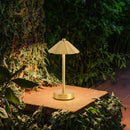 Axyaa LED Pleated Table Lamp: Touch Tricolor Dimmable Night Light