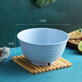 Axyaa 17cm Round Wheat Straw Noodle Bowl - Creative Kitchen Tableware