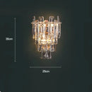 Axyaa Crystal LED Ceiling Chandeliers for Elegant Home Lighting