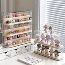 Axyaa Clear Acrylic Figure Display Storage Box with Lid Organizer