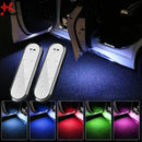 Axyaa LED Car Door Warning Light Ambient Lamp Auto Decoration Kit