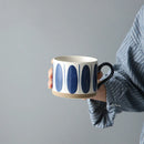 Axyaa Ceramic Hand-painted Underglaze Color Mug 450ML Coffee Tea Water Cup