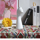 Axyaa Delicate Resin Ceramic Arm Vase Insert Home Decoration