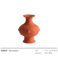 Ceramic Small Mouth Vase for Axyaa Home Decor