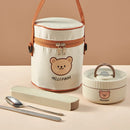 Axyaa Stainless Steel Thermal Lunch Box: Insulated, Leak Proof, Microwave Safe, Portable Bento Box