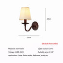 Axyaa Modern Fabric Wall Lamp for Living Room Bedroom Study Office Corridor