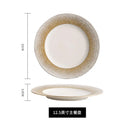 Axyaa Phnom Penh Plate Set - Restaurant Hotel Ceramic Tableware Artistic Concept Plate