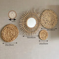 Axyaa Rattan Wall Hanging Scandinavian Wall Decor