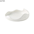 Axyaa Ceramic Dinner Plates Steak Pasta Modern Tableware Restaurant Trays