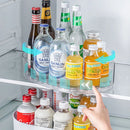 Refrigerator Spice Rack Turntable by Axyaa - 360° Rotating Lazy Susan Organizer